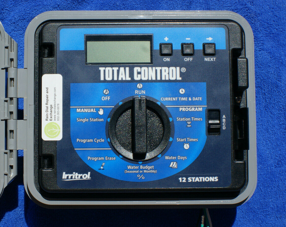 NEW -Irritrol Total Control TC-12EX-R 12 Station EXT/INT -Fst Shp & 5yr WARRANTY