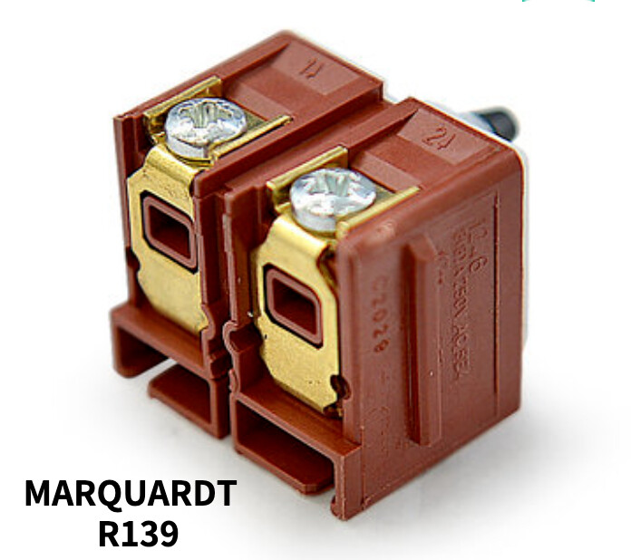 MARQUARDT R139 Marquardt 1246 Pushbutton Switch R139 DCSM02-100 DCSM03-100