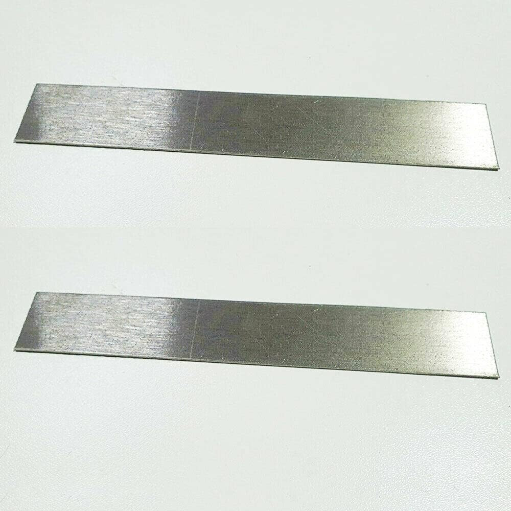 2PCS Pure Nickel Anode 6" X 1" Plating Bright Nickel Jewelry Rectifier US SHIP