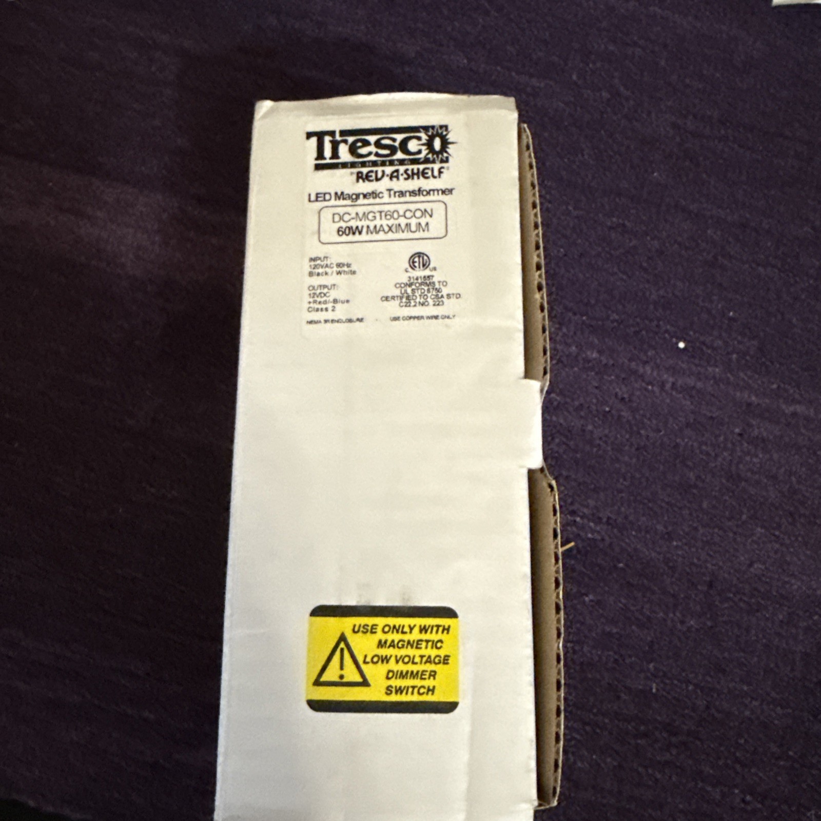 Tresco Led Magnetic Transformer Dc – MGT 60 – CON 60 W Maximum New