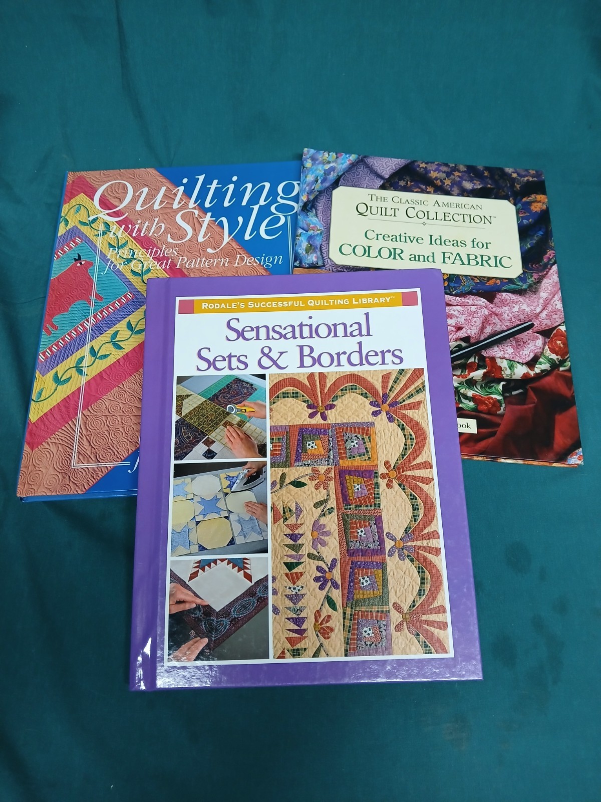 3 Quilting Books & Magazines Lot Instructions Patterns Blocks Applique
