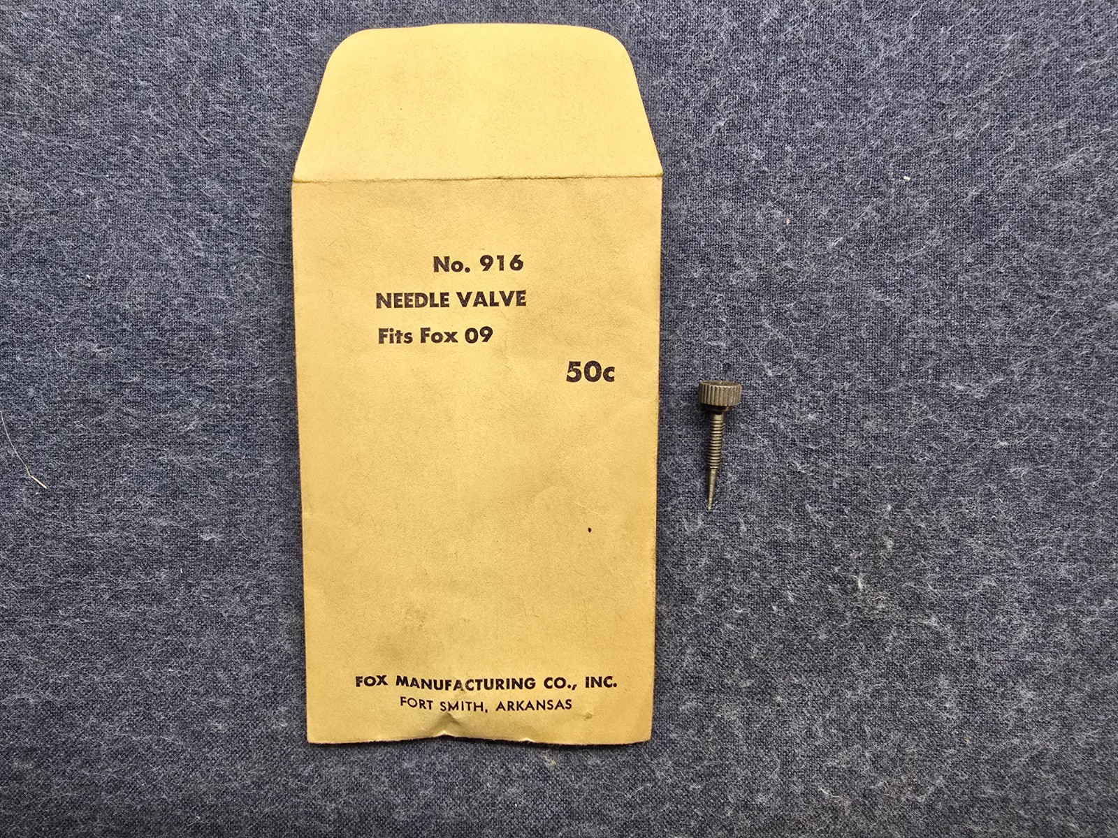 New NOS Fox 09 Model Airplane Engine Part - Needle Valve