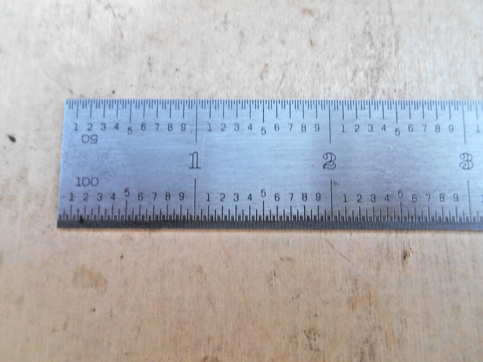 UNION TOOL CO. 405-18" #16 GRAD. MACHINIST RULE