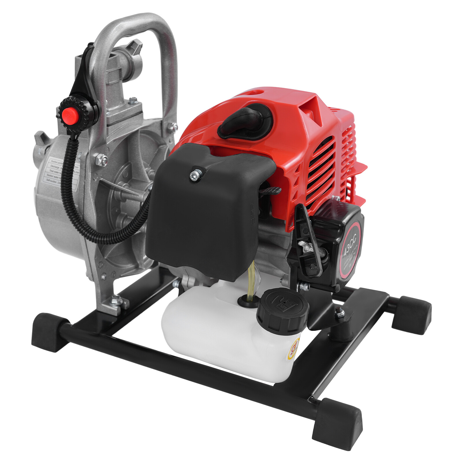 2 Stroke Gasoline Water Pump Gas-powered Semi-trash Irrigation Transfer Pump