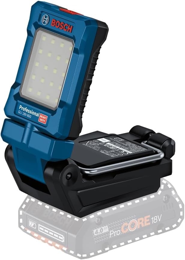 Bosch Professional 18V Cordless Light GLI 18V-800 Potable Worklight , Bare Tool