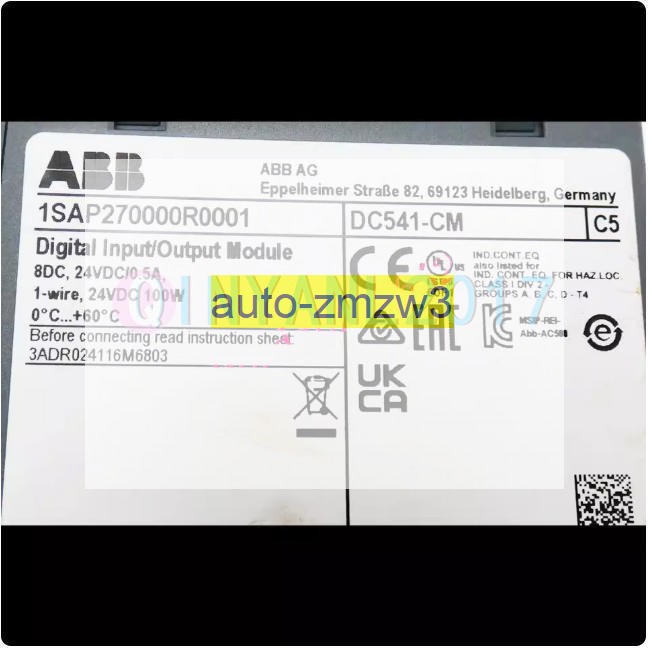1PCS New ABB DC541-CM PLC I/O module 1SAP270000R0001
