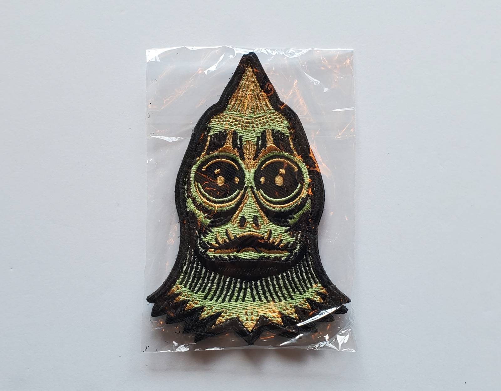 Sleestak Head Morale Patch Land Of The Lost Alien Hook & Loop Backing 3.1 x 4.8