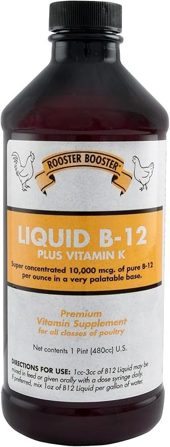 Rooster Booster Poultry Cell Liquid Bird Vitamin Supplement  16 oz.