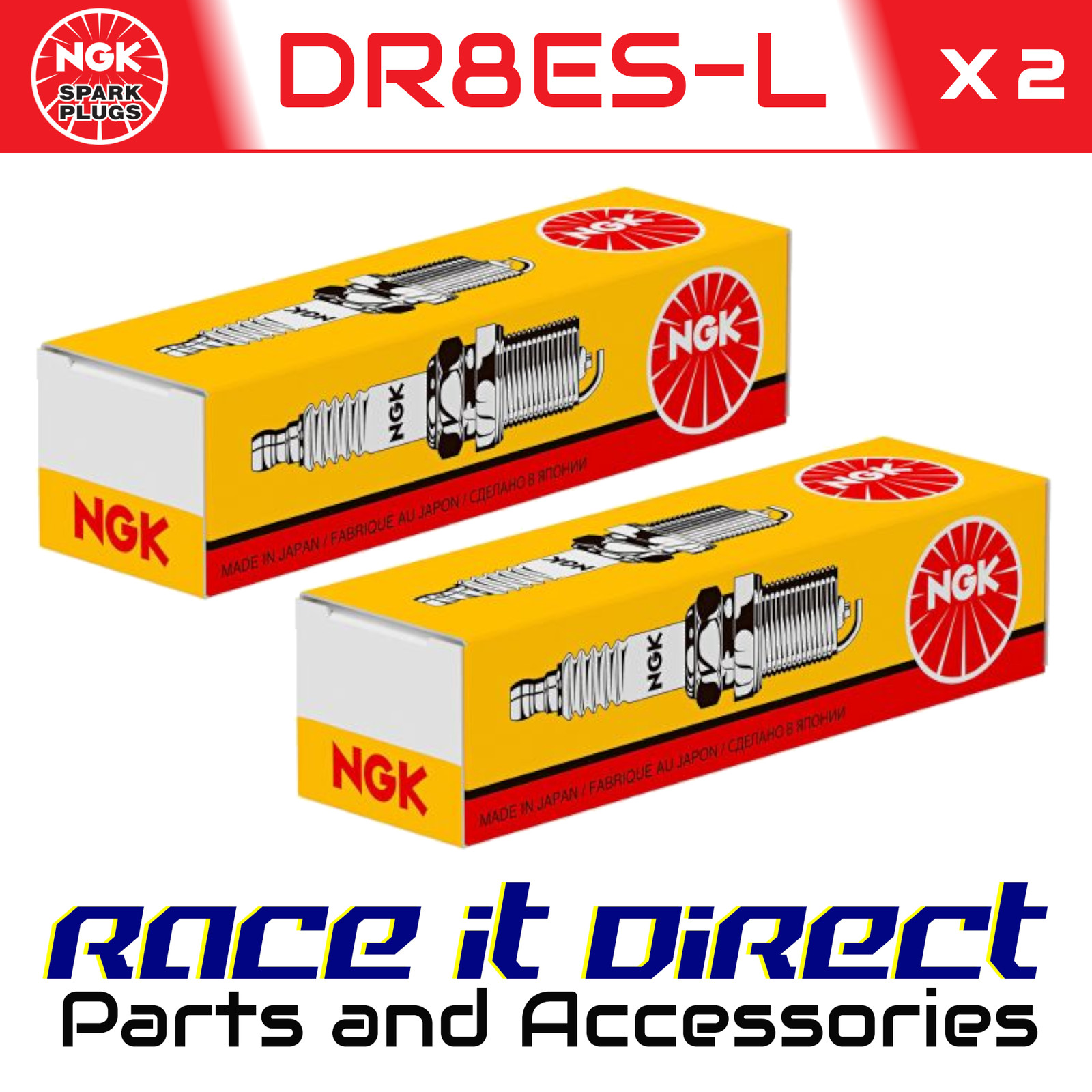 NGK Spark Plug for HONDA GL 500 I SILVERWING 1981 Standard Japan