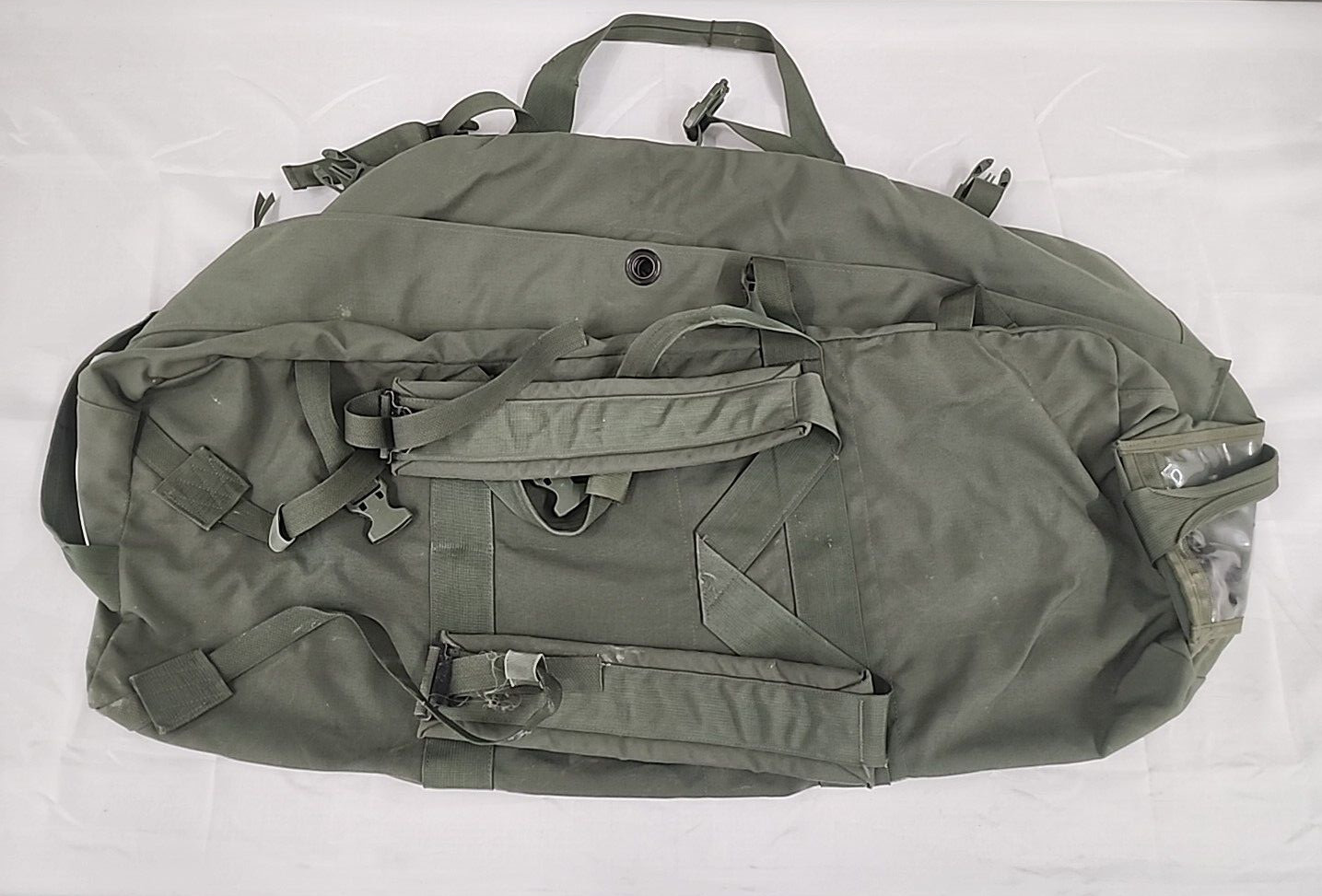 Salty US Military Improved Duffle Travel Flight Sea Bag #1 Cag Sof Devgru Seal