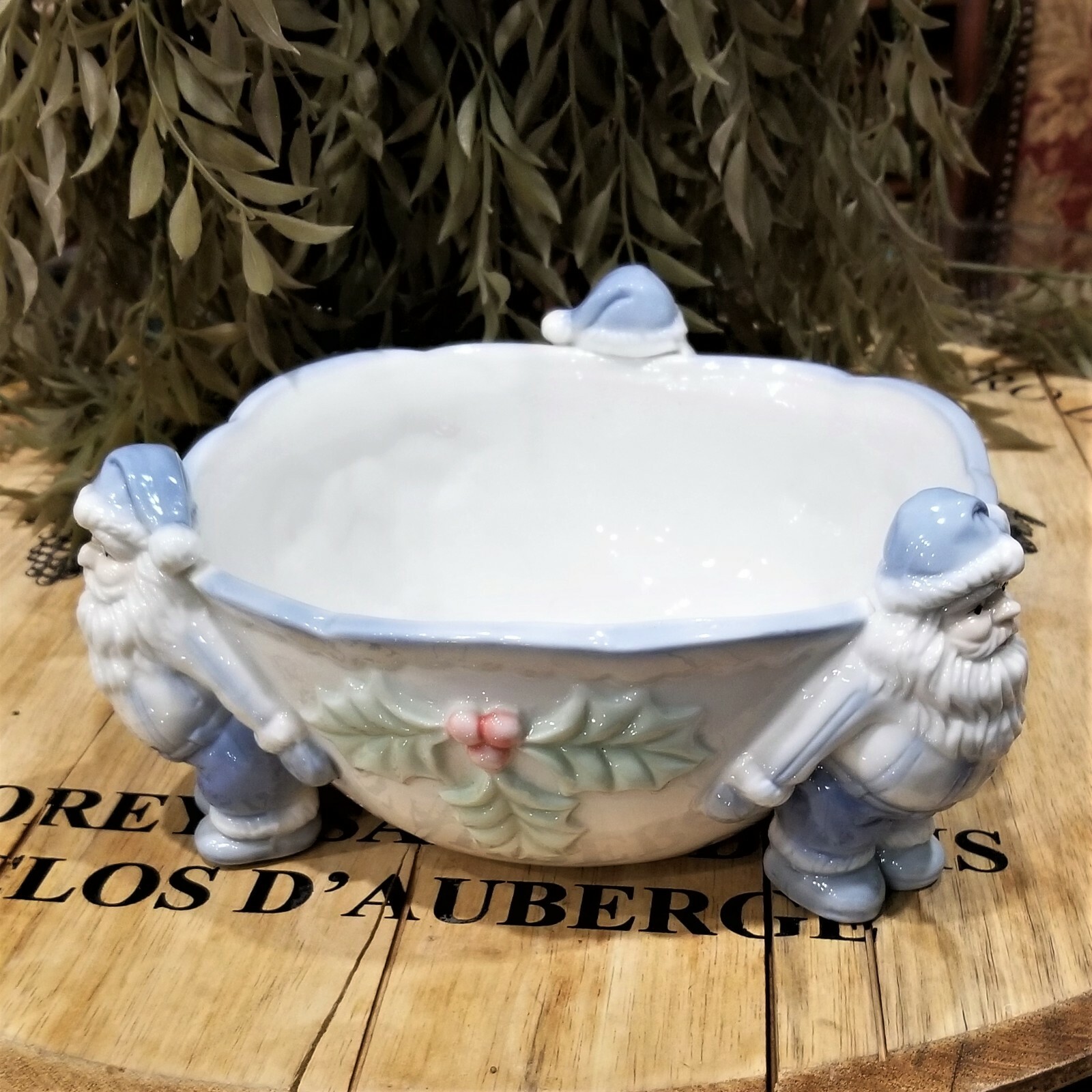 Vintage Ceramic SANTA Bowl