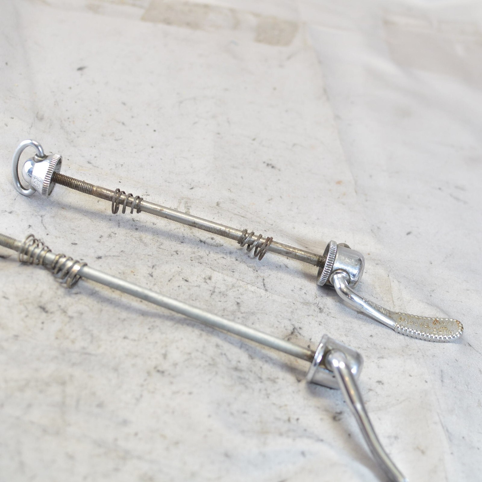 Shimano Dura Ace and Campagnolo Quick Release 100/130mm QR Skewers, Front & Rear