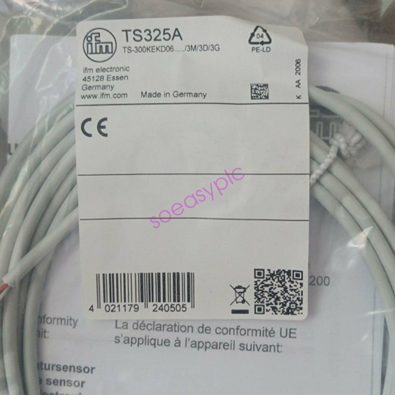 IFM TS325A Proximity Switch New #