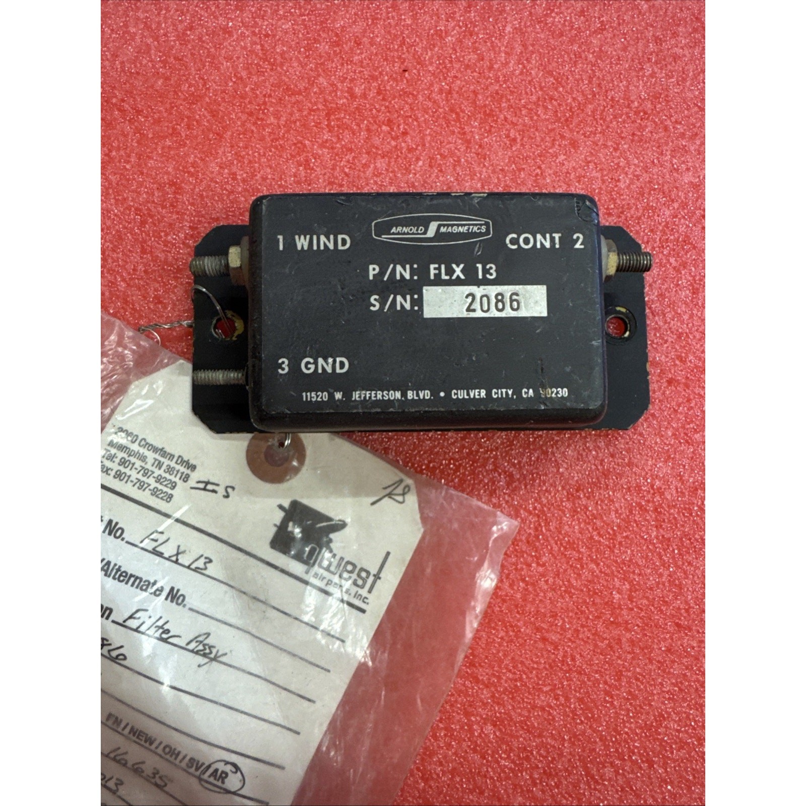 Arnold Magnetics FLX13 FLX-13 Filter Assembly yb1