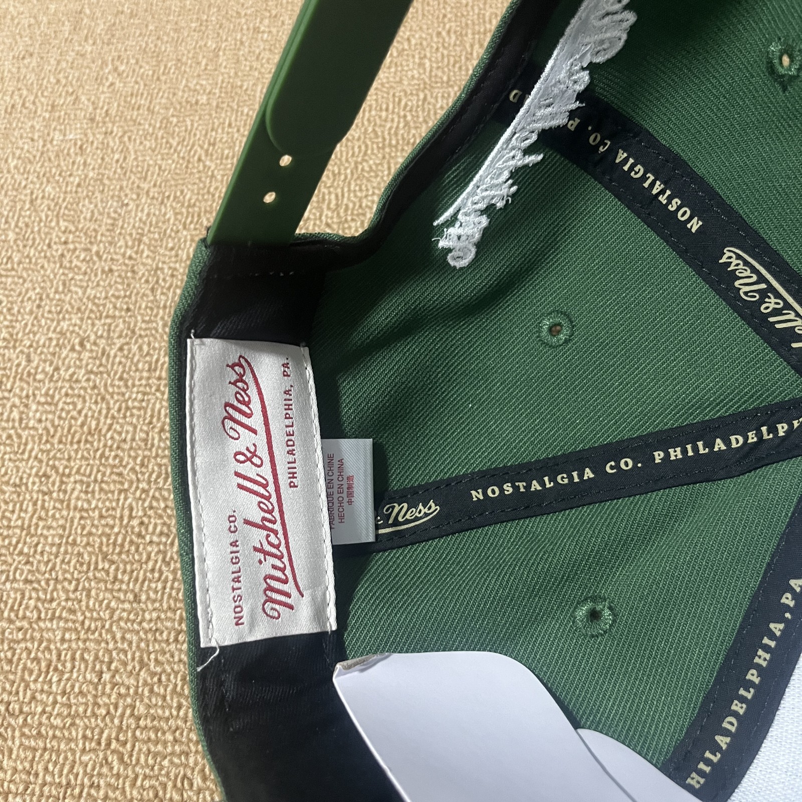 Mitchell & Ness Seattle SuperSonics Snapback Green Retro NBA Hat
