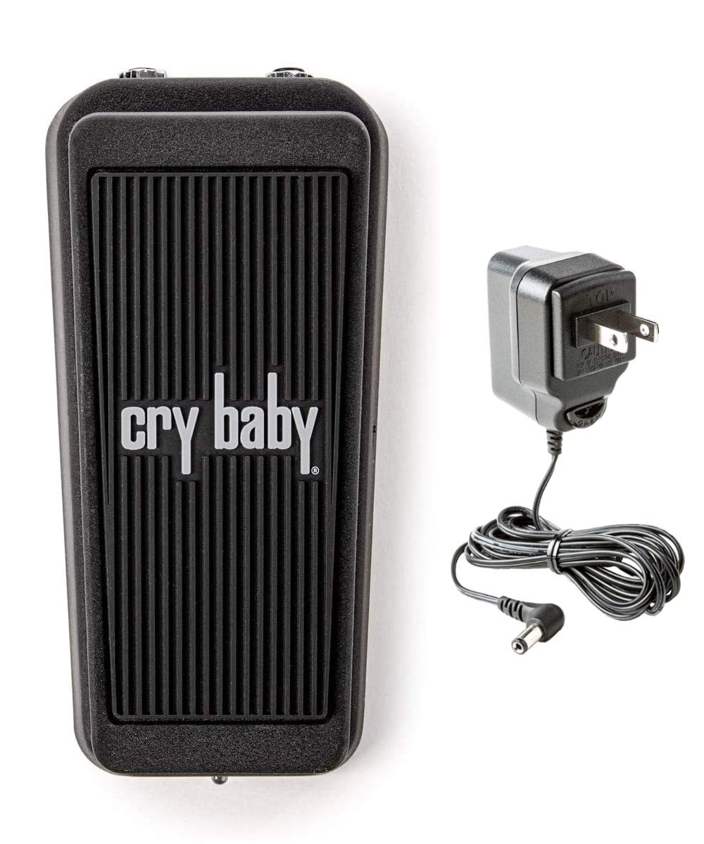 , Dunlop CBJ95 Cry Baby Junior Wah Guitar Effects Pedal Bundle with Dunlop EC...