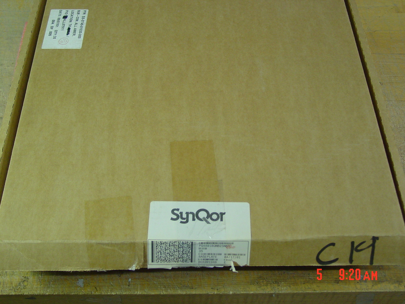 NEW SYNQOR PQ48018QNB25NNS ISOLATED DC/DC CONVERTER 48V IN 1.8V OUT 25A