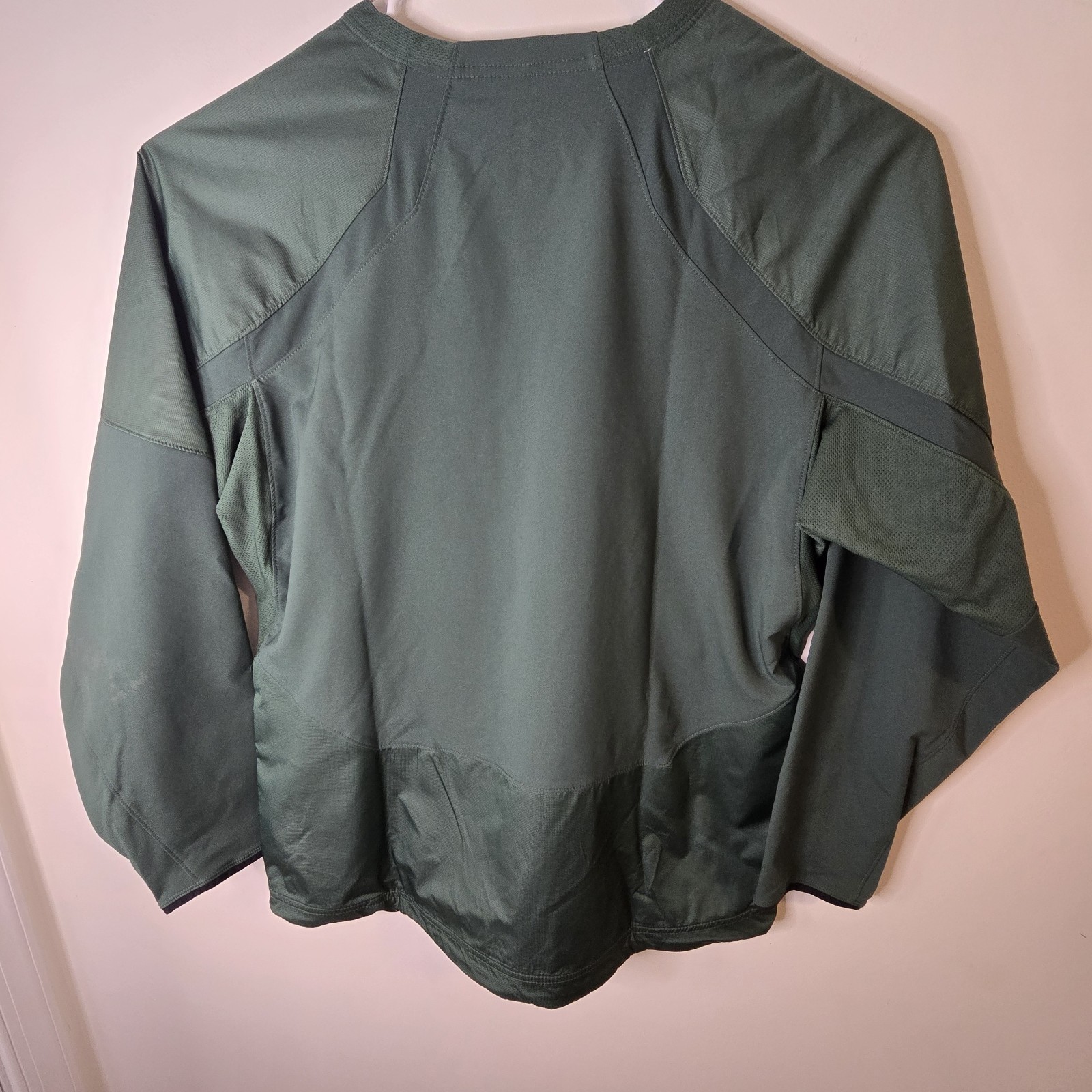 Oregon Ducks Nike Pullover Jacket mens Large v neck Green High Performance