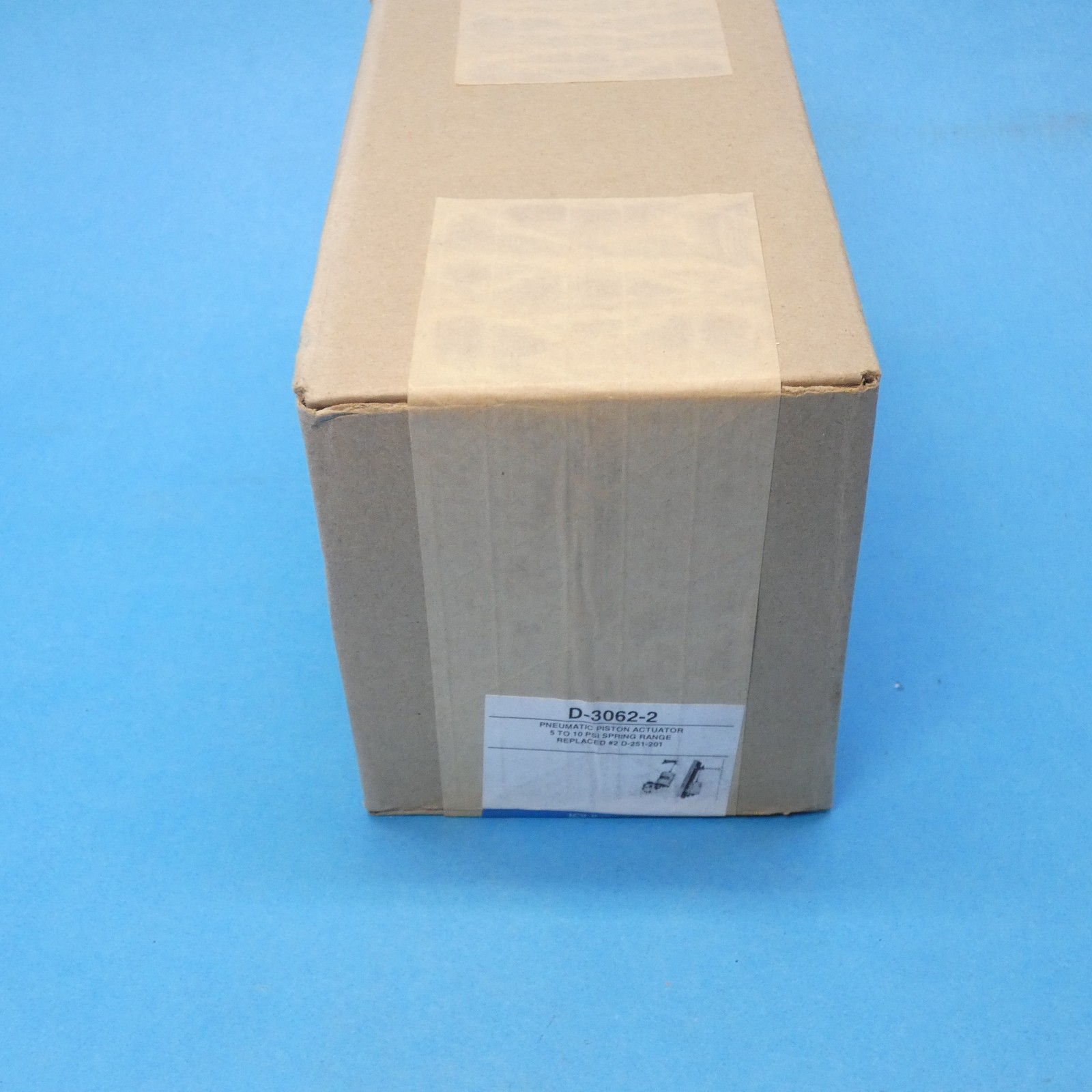 Johnson D-3062-2 Sealed Box Pneumatic Piston Actuator 5-10 PSI Spring Range