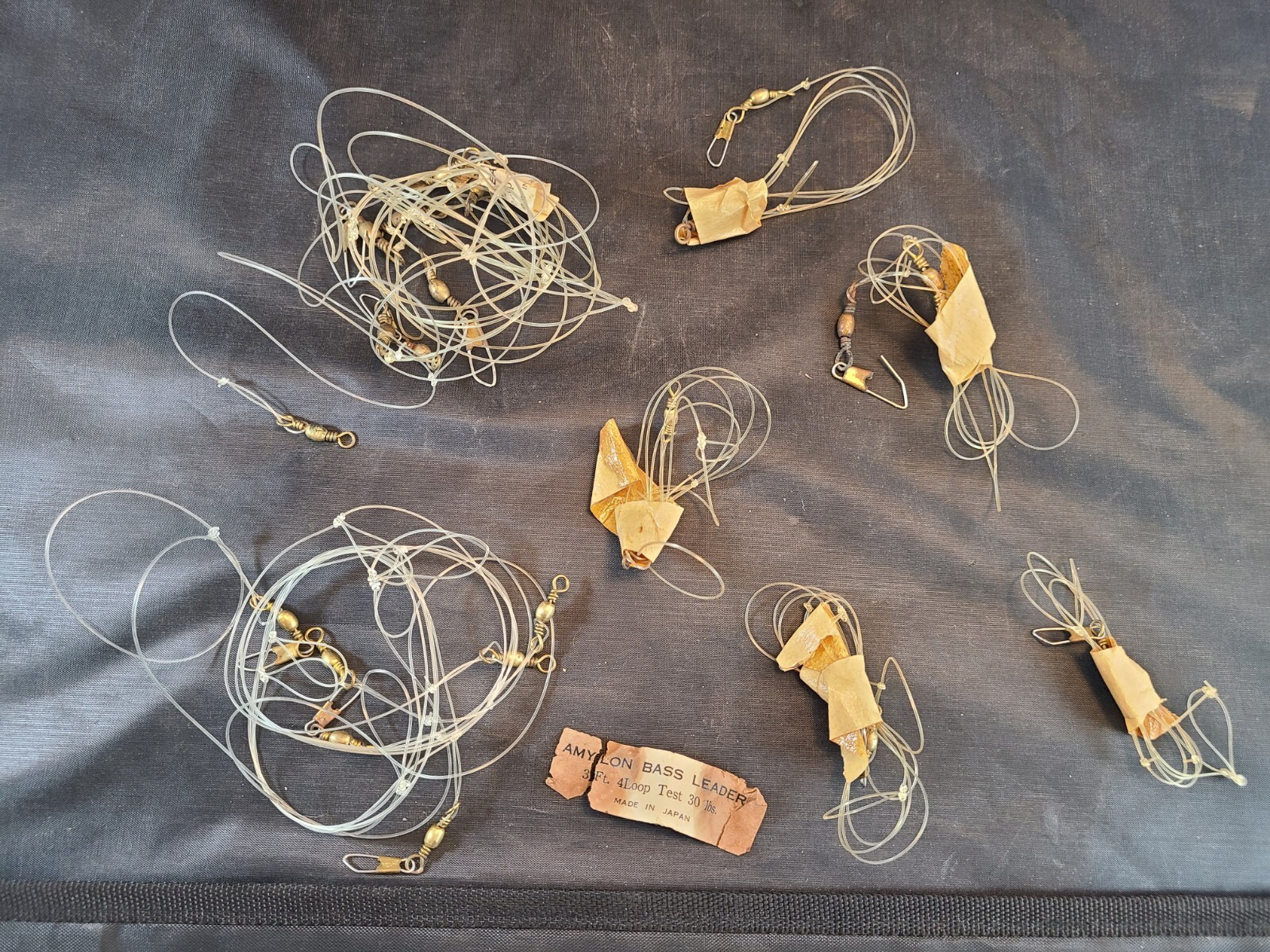 VINTAGE Mixed LOT Bass LEADERS Amylon Japan