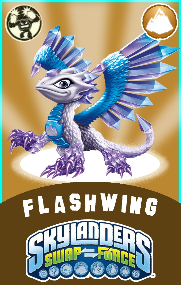 Skylanders Swap Force Lightcore Flashwing NFC Card FREE SHIPPING