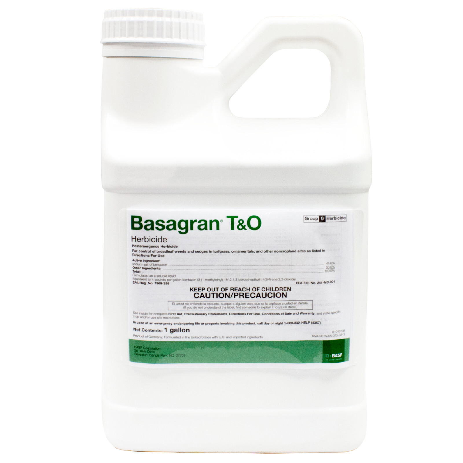 BASF Basagran T&O 1 GL Post-emergent Nutsedge Control for Turf and Ornamentals