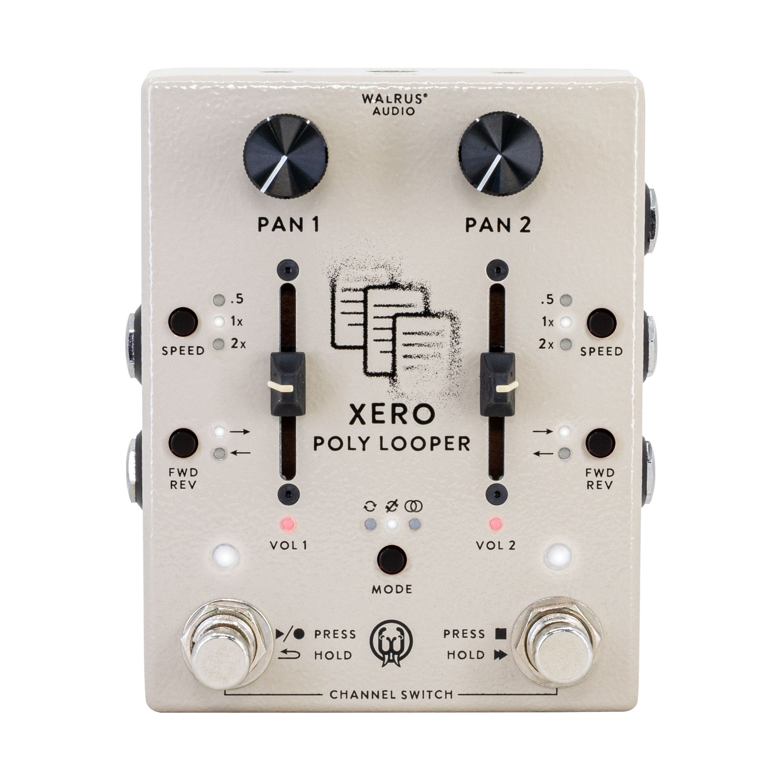Walrus Audio Xero Polylooper, Cream
