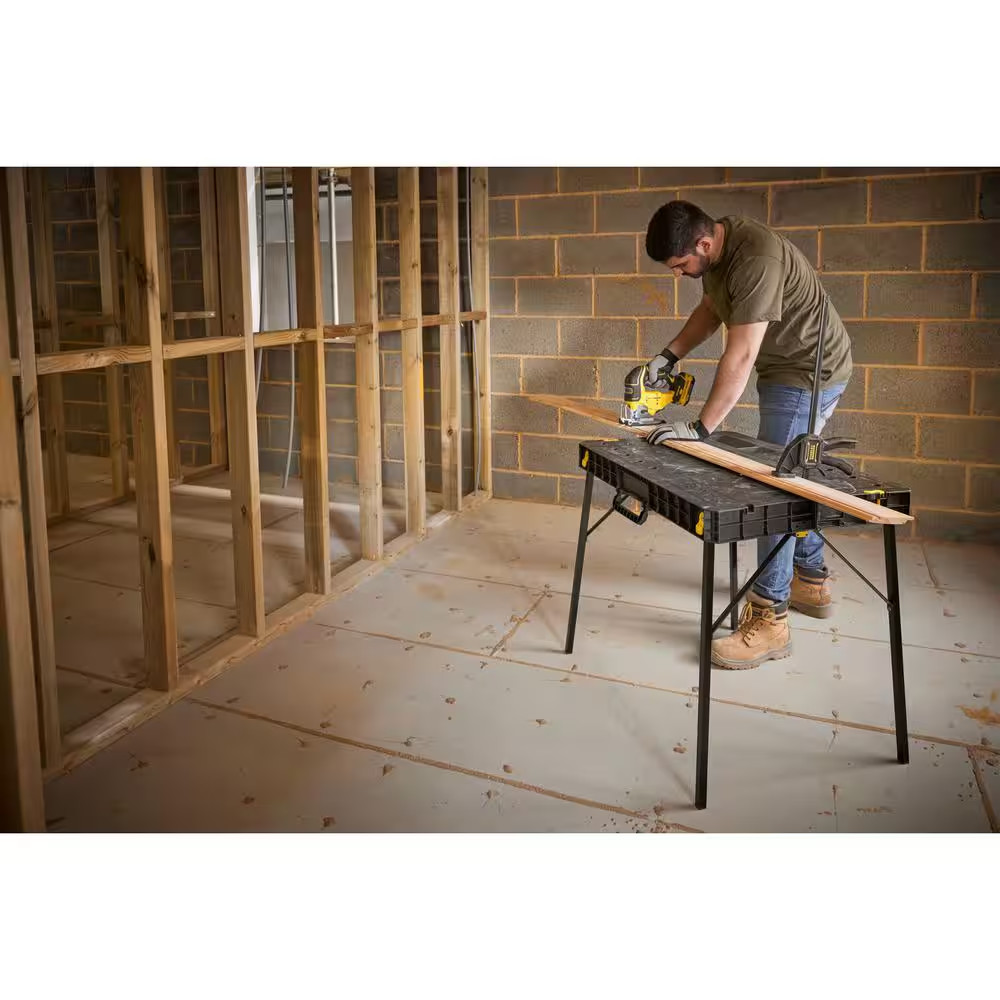 Stanley Fold Up Workbench 33.5 x 23.5 in Portable Compact STST11552 Workshop