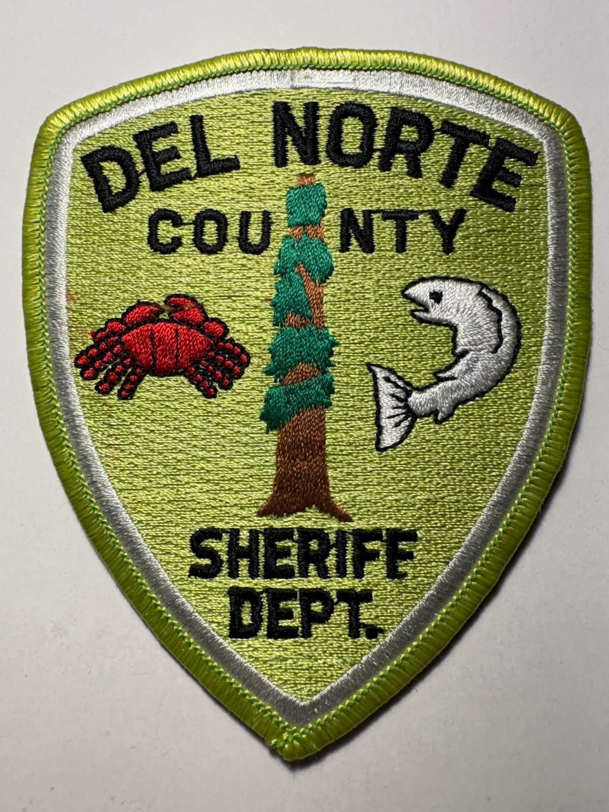Del Norte County California Sheriff Patch ~ Obsolete