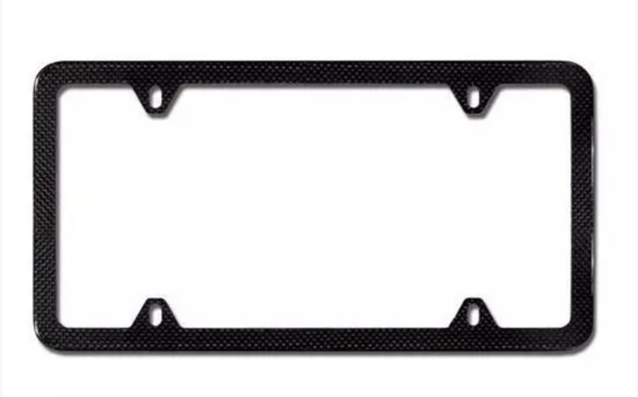 Audi Carbon Fiber License Plate Frame