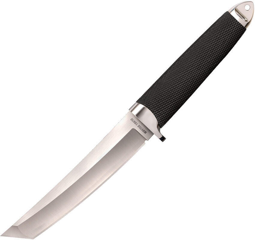 Cold Steel Master Tanto San Mai Black Stainless Fixed Blade Knife w/ Sheath