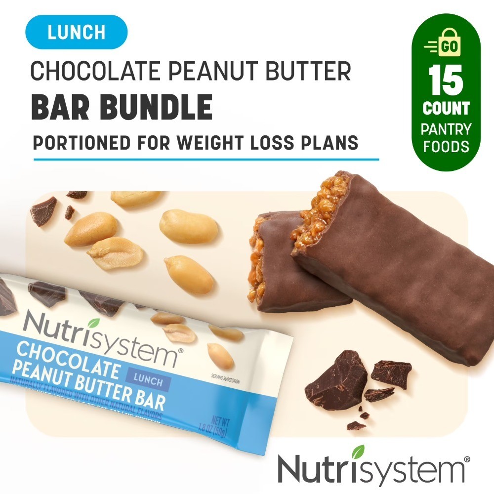 Chocolate Peanut Butter Protein Bar Pack Weight Loss Support 15 Count High