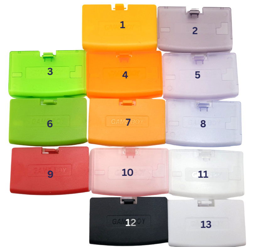 Gameboy Advance Replacement Door GBA Battery Cover (AGB-001) - Select Color