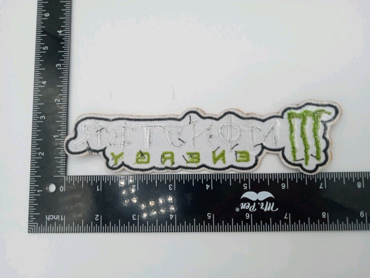Monster Energy Drink Iron On Embroidered Patch 7" X 2"