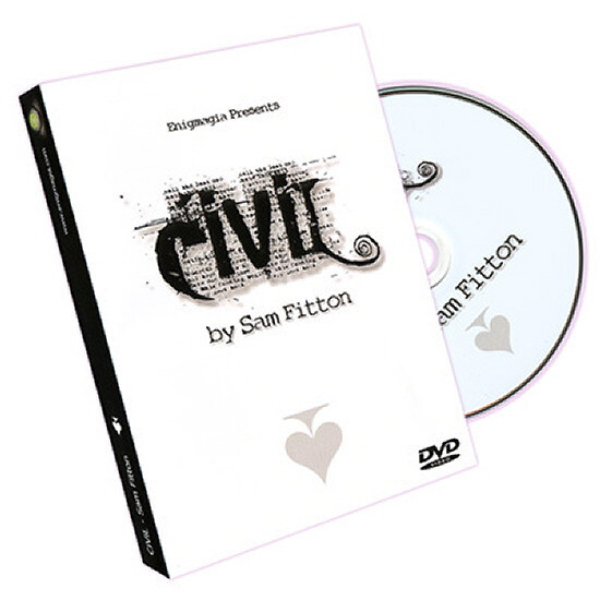 CIVIL BY SAM FITTON DVD AND GIMMICK - COIN MAGIC