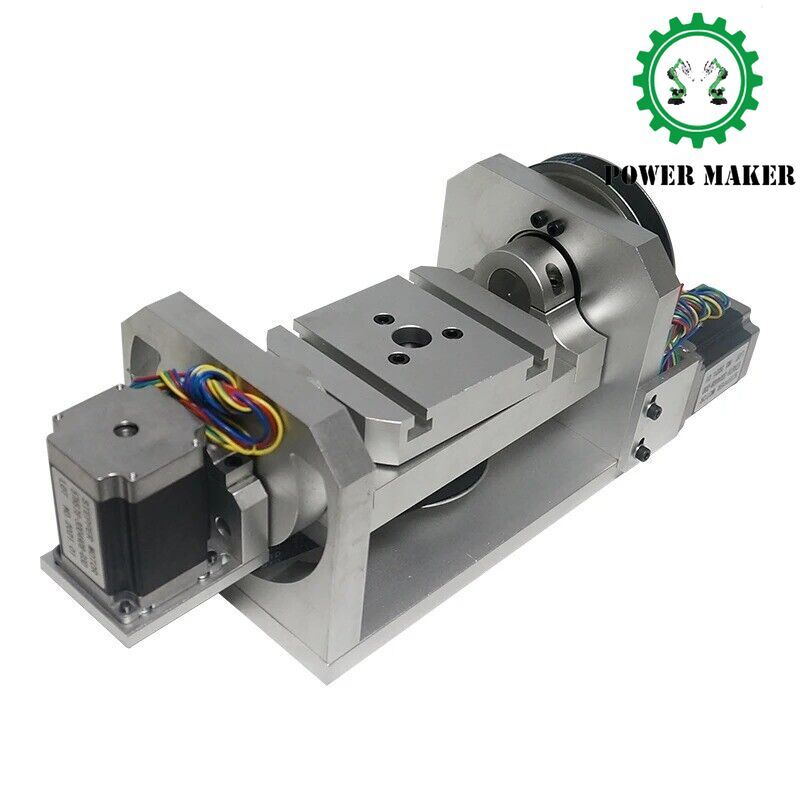 CNC Indexing Head A Axis Rotating Hybrid Stepping Motor Fourth Axis Fifth Axis