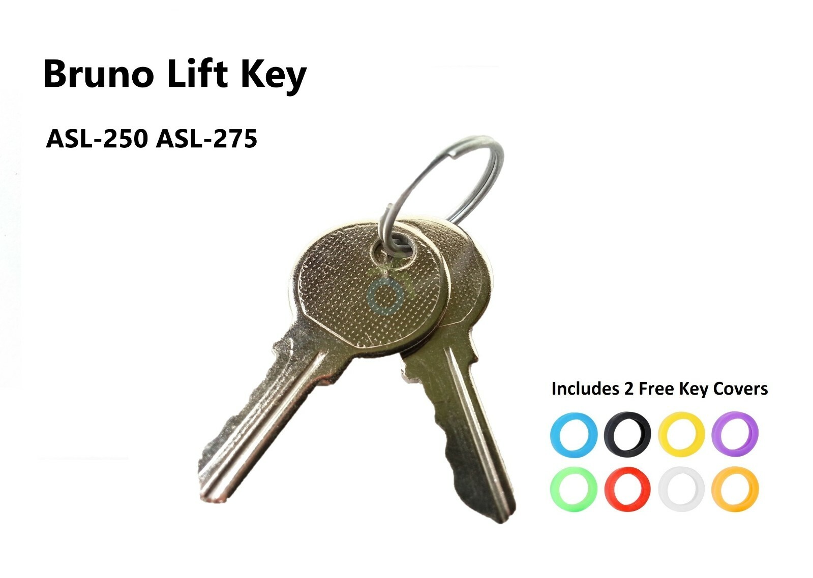 Bruno ASL-250 ASL-275 Out-Sider Wheelchair Scooter Lift Replacement 2 Key Set