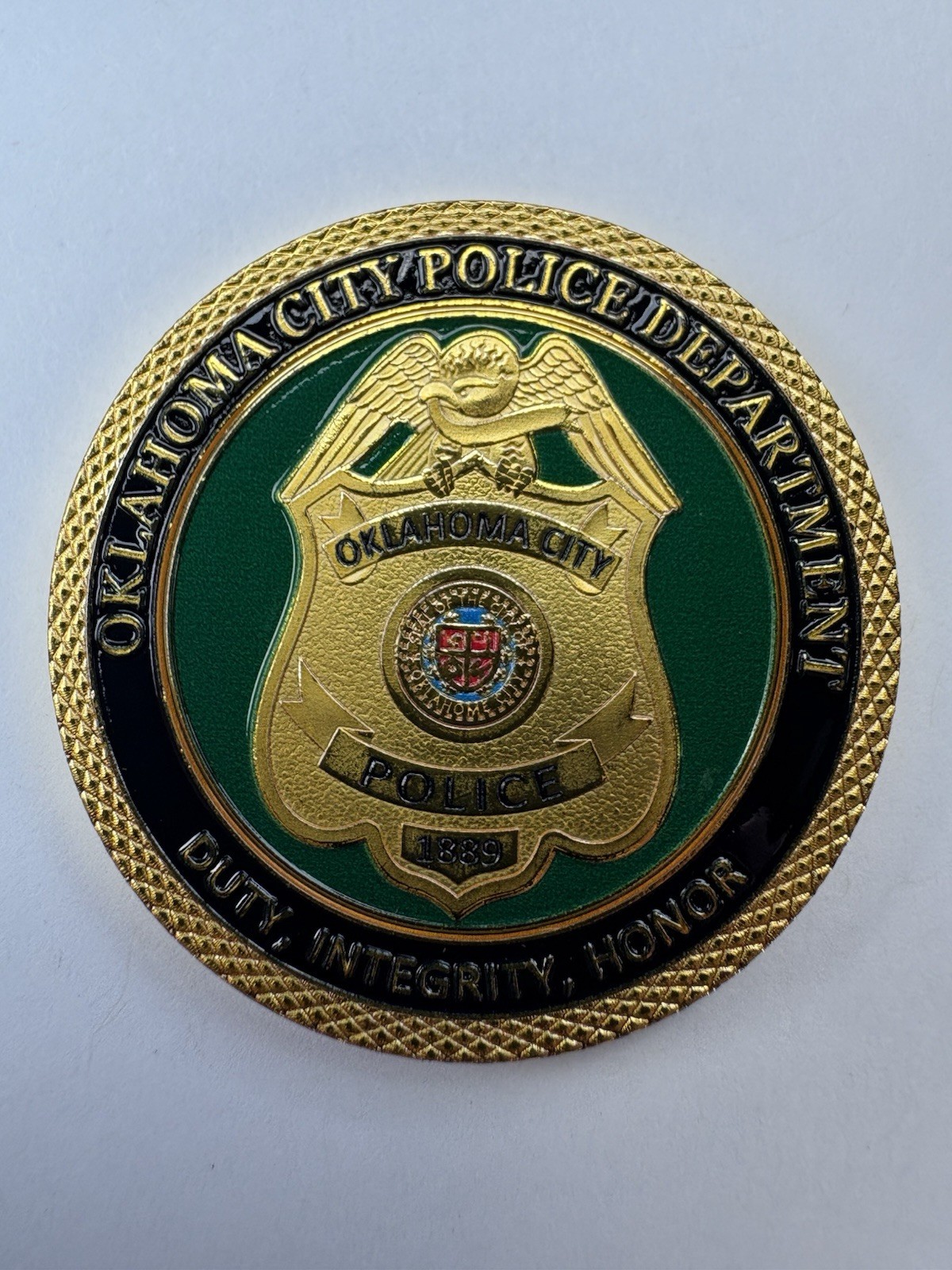 Oklahoma City Police Challenge Coin
