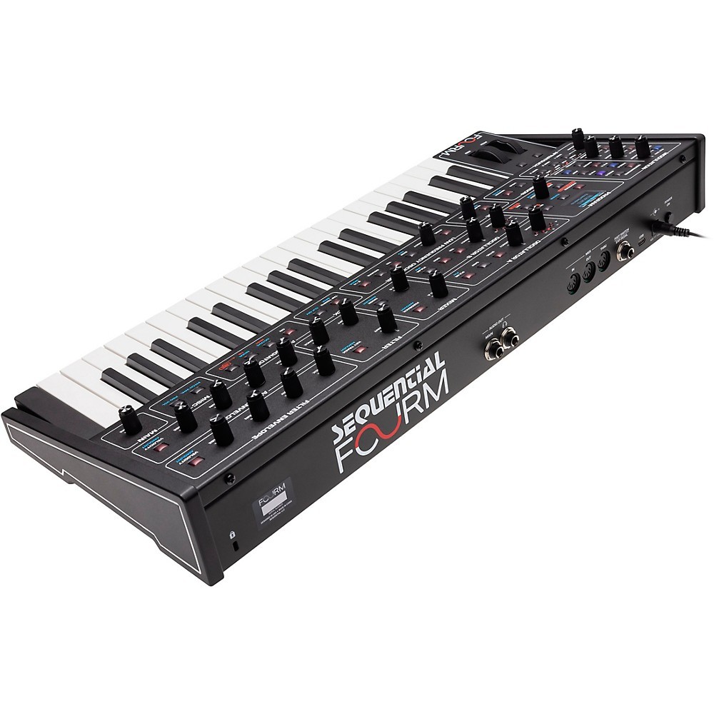 Sequential Fourm Compact Polyphonic Analog Synthesizer