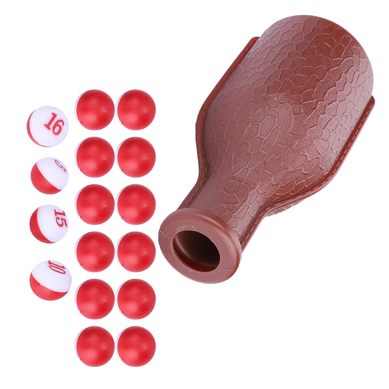 Pool Dice Set With Shaker Bottle For Billiards Games