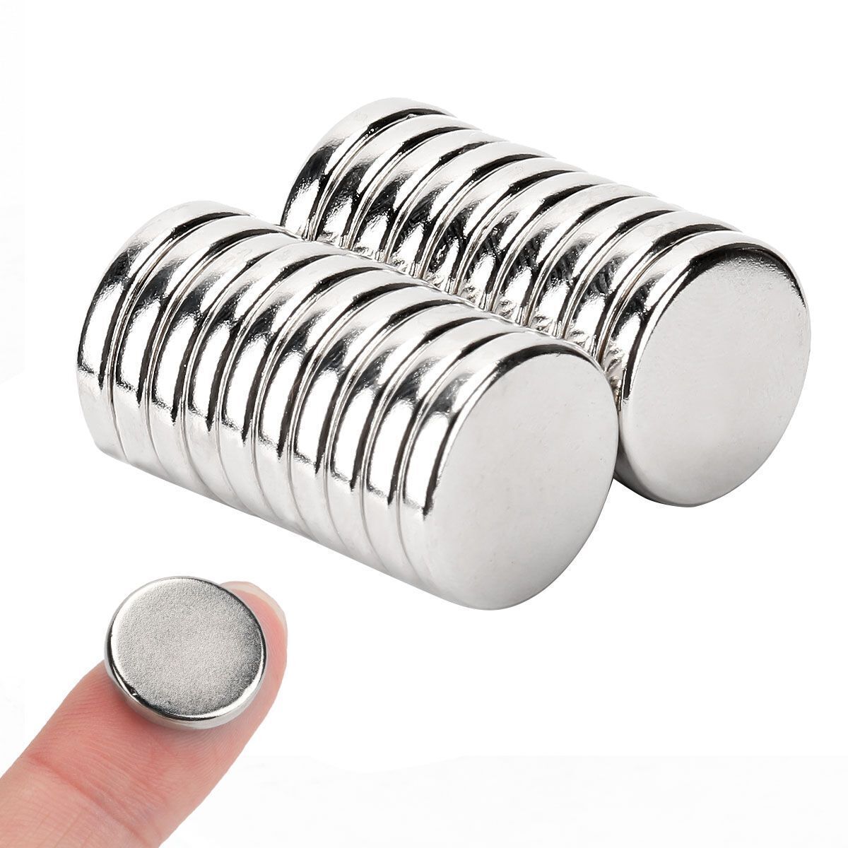 Neodymium Magnets N45 Disc Round Super Strong Rare Earth 15mm X 3mm Refrigerator