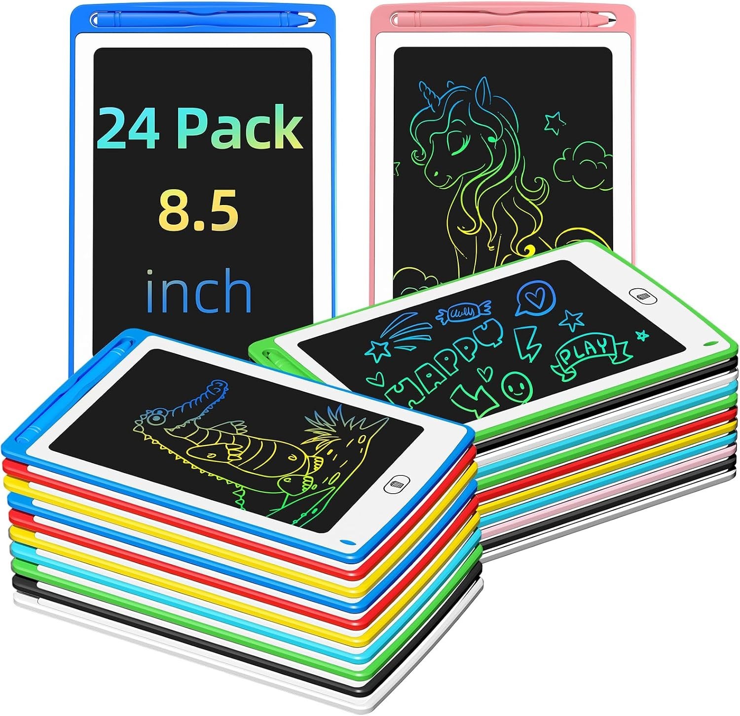 Colorful Educational Doodle Board