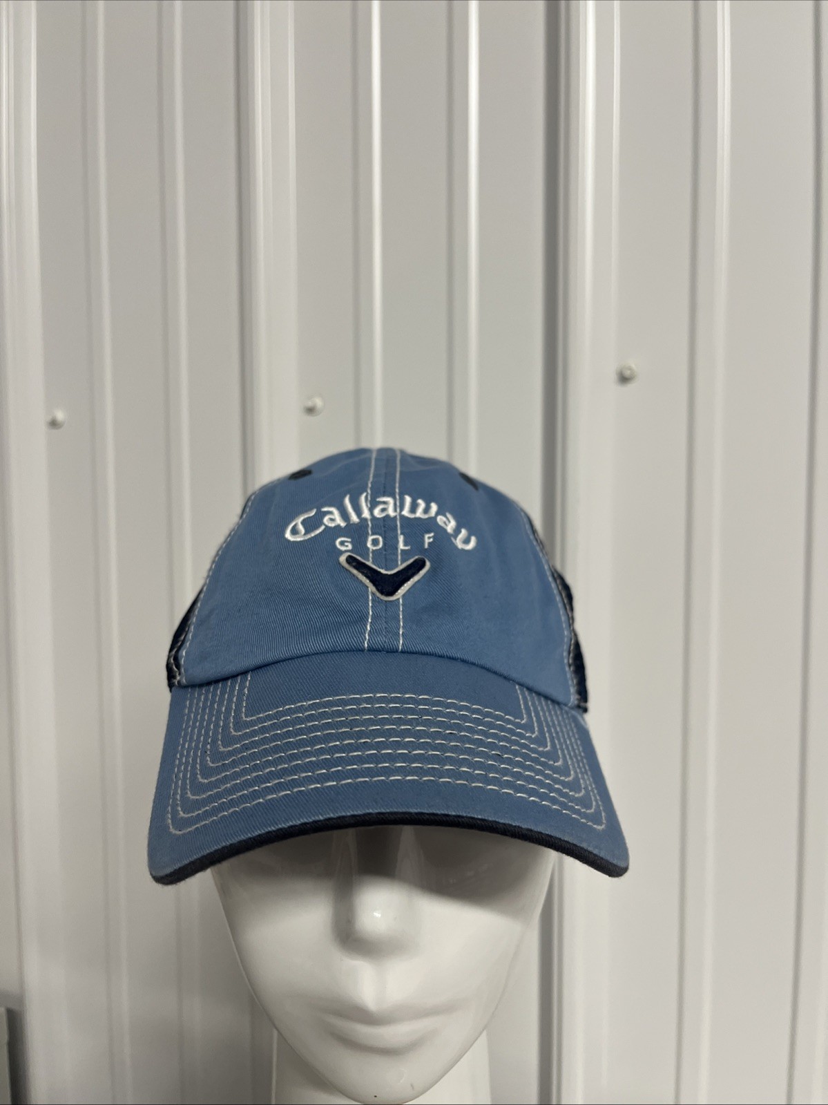 Callaway Golf Hat Cap Adjustable Hook & Loop Blue Soft Epic Apex Odyssey
