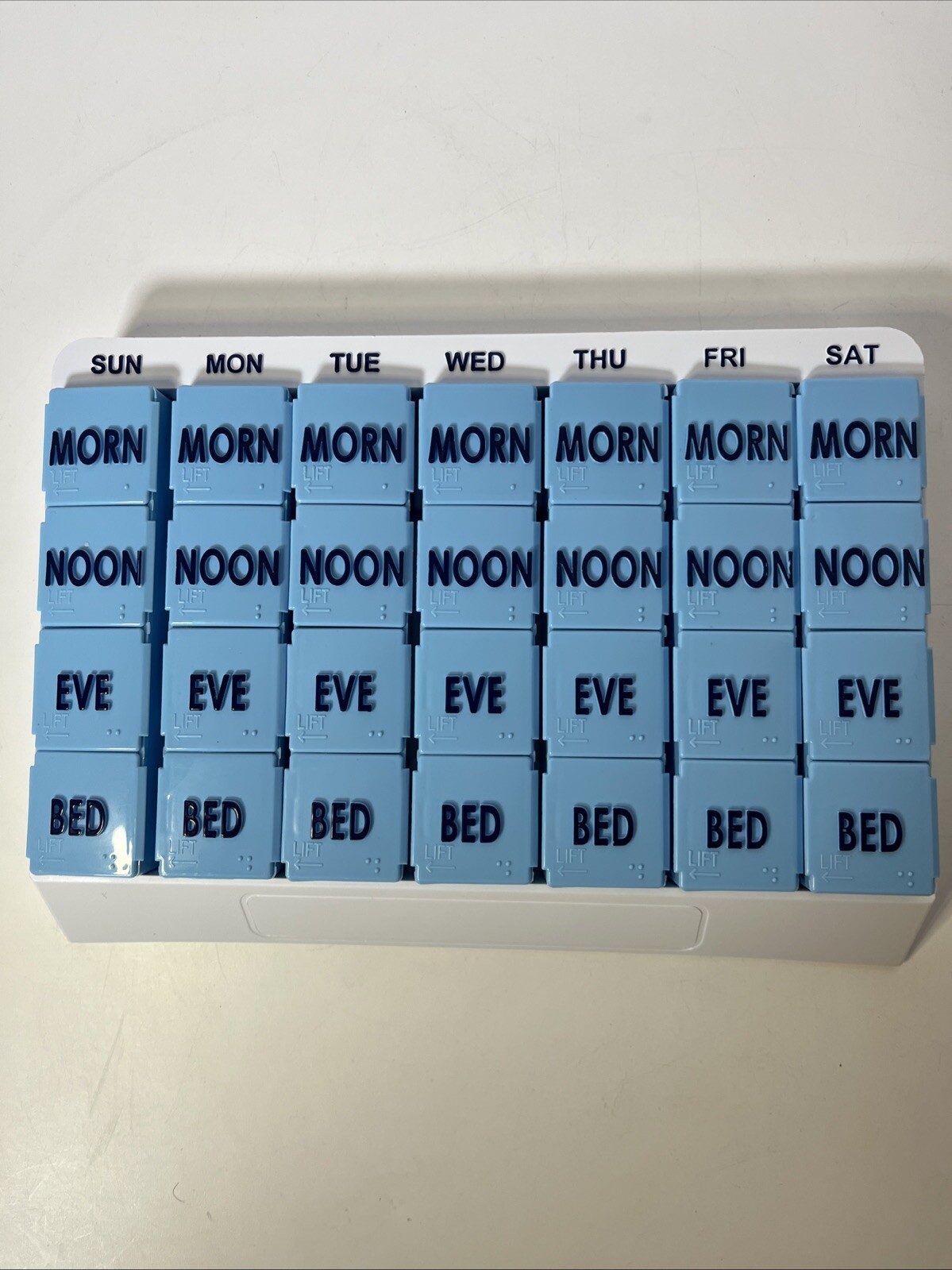 7-Day Pill Organizer Apex Medi-Tray" Medication Management Daily Planner