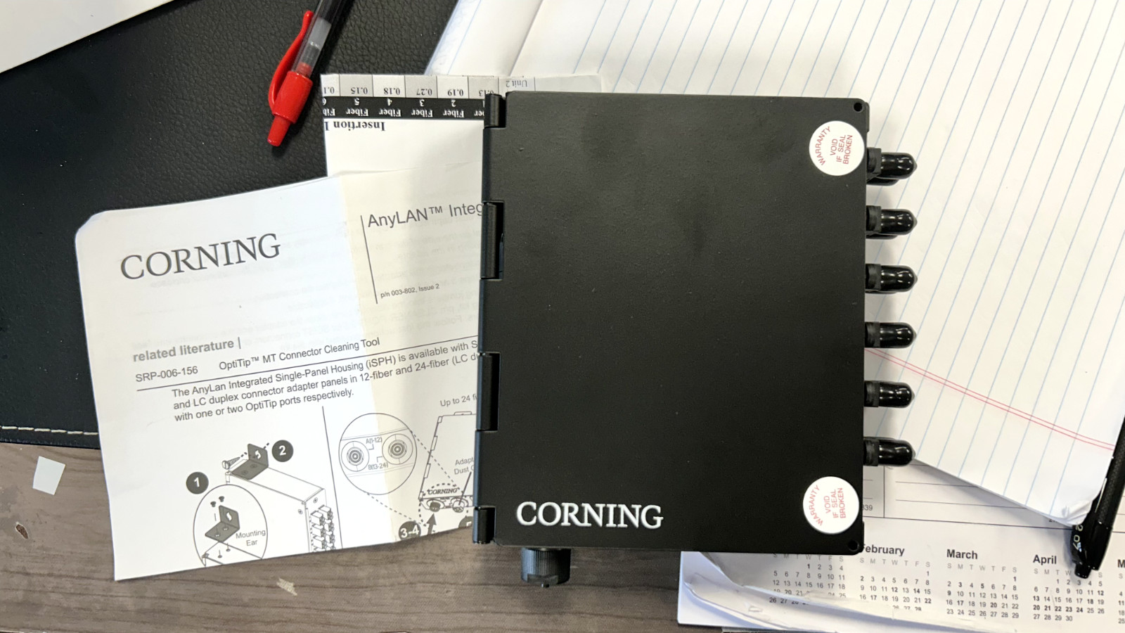 NEW, NEVER USED, Corning SPH-12OTS-12H3H | Integrated Single-Panel Housing