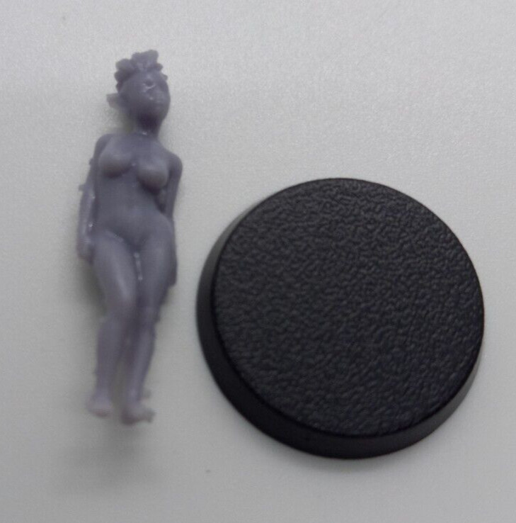 Dungeons & Dragons Nude Punk Goblin 3D Printed Resin Model Roleplay Fantasy