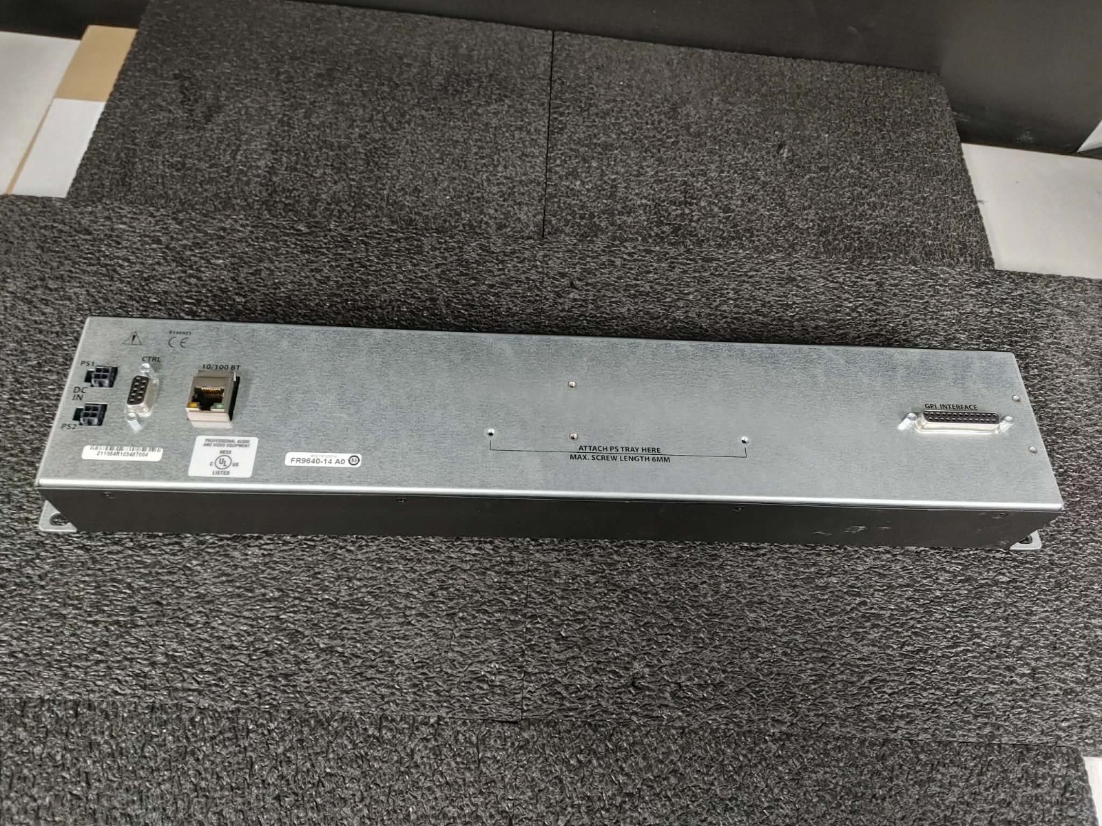 Belden GV Miranda NV9640A 2RU Professional Broadcast Router Control Panel