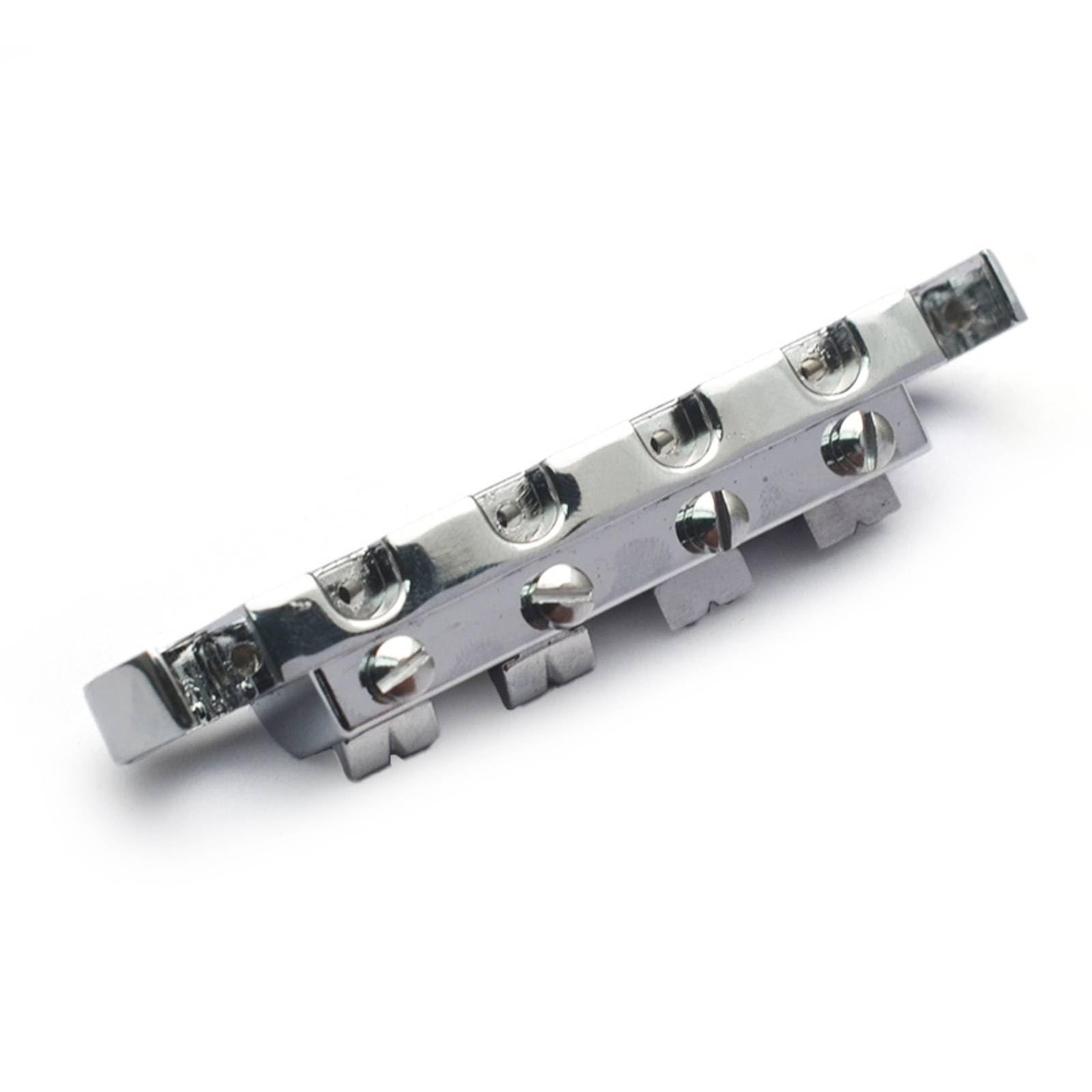 Chrome 4 String Bass Tune O Matic Wraparound Bridge Tailpiece Stopbar