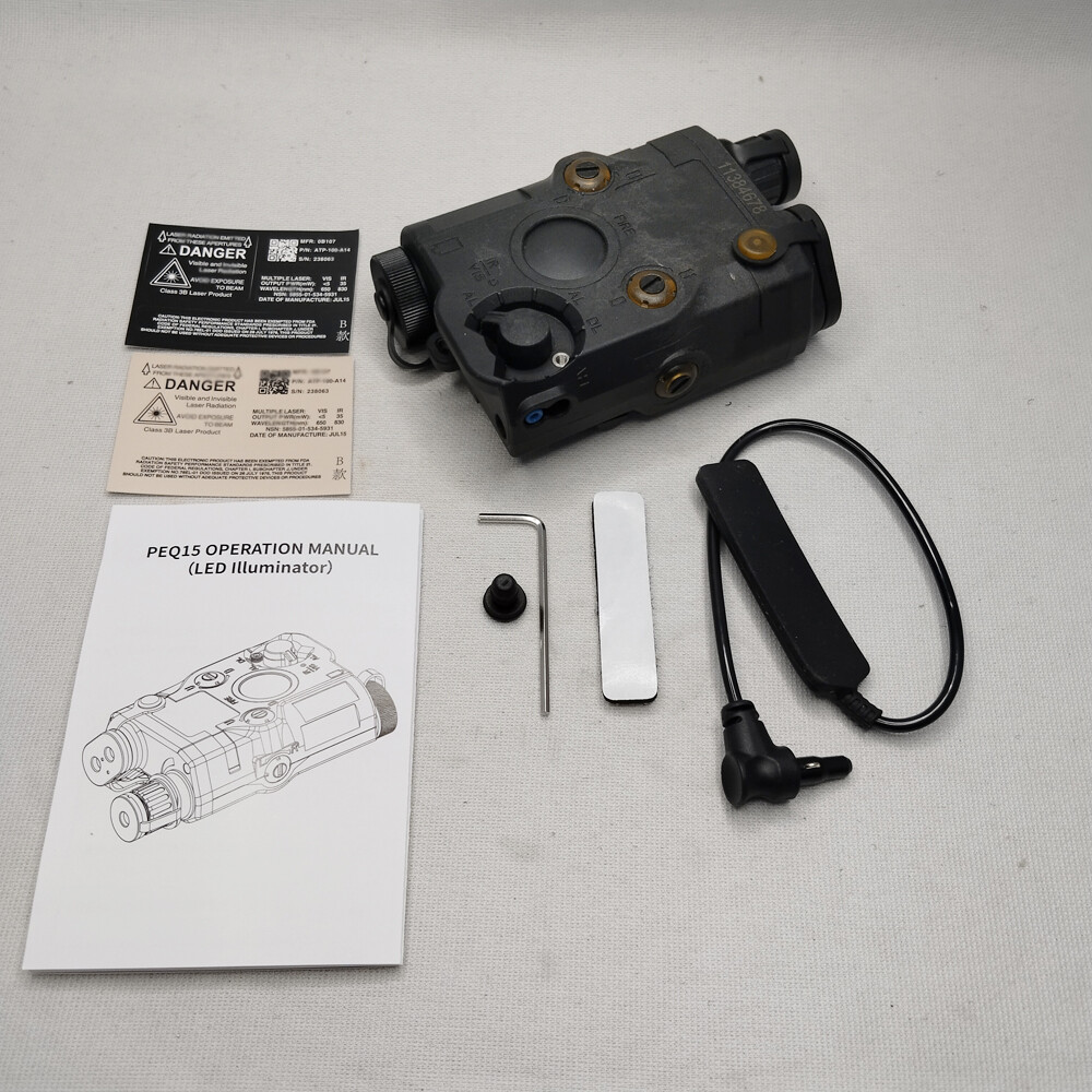 PEQ-15 Green/IR Laser Illuminator Adjustable LED ILLUMINATOR Light