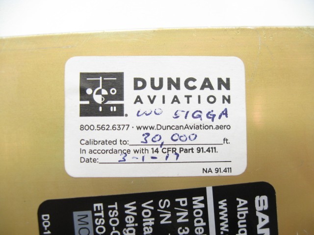Sandia SAE5-35 Altitude Encoder with Mounting Tray - PN: 305154-00